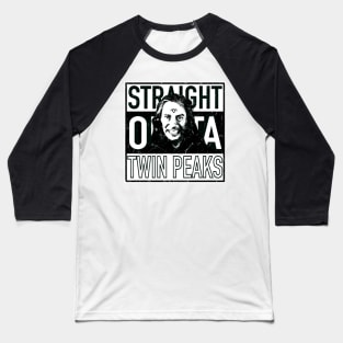 Straight Outta Twin Peaks - Bob, Fire Walk With Me, Horror Tshirt, Wanted Man, Halloween Sweatshirt, Monster Sticker Baseball T-Shirt